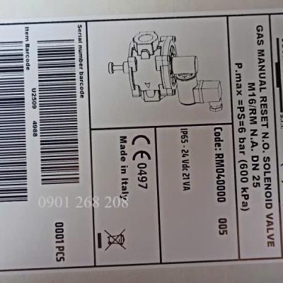 VAN ĐIỆN TỪ M16/RM NA DN25 24VDC